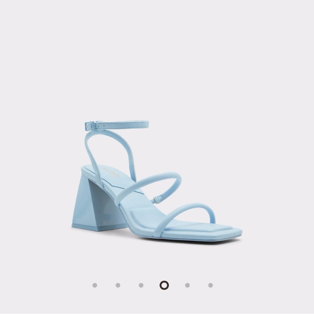 ALDO Miran chunky blue heel